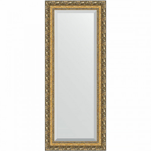 Зеркало Evoform Exclusive 135х55 BY 1260 с фацетом в багетной раме - Виньетка бронзовая 85 мм стекло