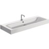 Раковина Kerasan Cento 120 353401*1 Белая фарфор подвесная