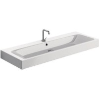 Раковина Kerasan Cento 120 353401*1 Белая фарфор подвесная