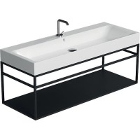 Раковина Kerasan Cento 120 353401*1 Белая фарфор подвесная