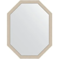 Зеркало Evoform Polygon 89х69 BY 7284 в багетной раме - Травленое серебро 52 мм стекло