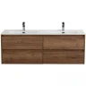 Тумба под раковину BelBagno Kraft 120 KRAFT-1200-4C-SO-2-RT подвесная Rovere Tabacco МДФ / ЛДСП