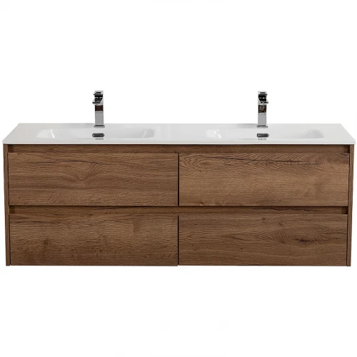 Тумба под раковину BelBagno Kraft 120 KRAFT-1200-4C-SO-2-RT подвесная Rovere Tabacco МДФ / ЛДСП