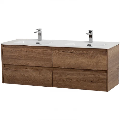 Тумба под раковину BelBagno Kraft 120 KRAFT-1200-4C-SO-2-RT подвесная Rovere Tabacco МДФ / ЛДСП