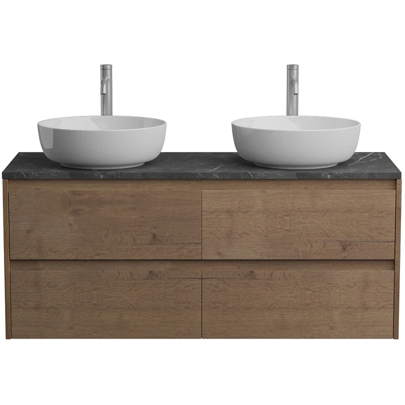 Тумба под раковину BelBagno Kraft 120 KRAFT-1200-4C-SO-2-RT подвесная Rovere Tabacco МДФ / ЛДСП