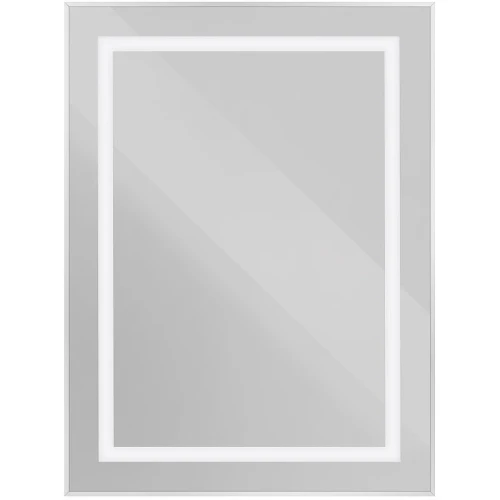Зеркало BelBagno Kraft 60 SPC-KRAFT-600-800-SENS-AL с подсветкой Сатин с сенсорным выключателем стекло
