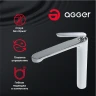 Смеситель для раковины Agger Beauty A2612100 Хром латунь