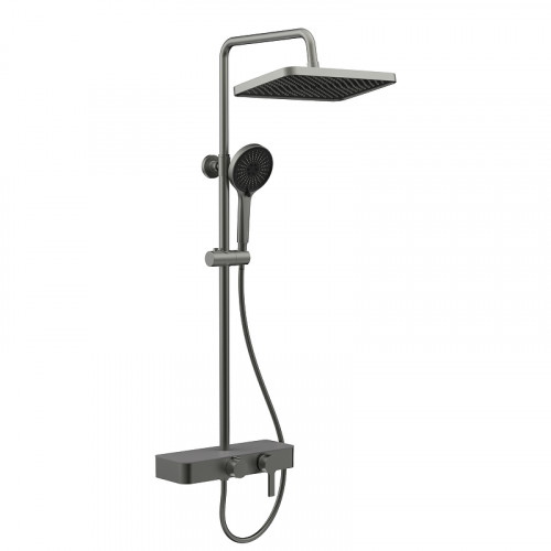 Душевая система Veconi Fossa FO-210-GR-C4 цвет Графит брашированный