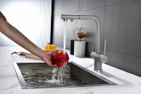 Смеситель для кухни Paulmark Serpentine Se213222-DG Графит латунь