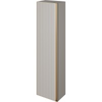 Шкаф пенал Boheme Armadi Art Quatro 35 791-CM-RIB-MG подвесной Кашемир профиль Золото матовое МДФ / ЛДСП