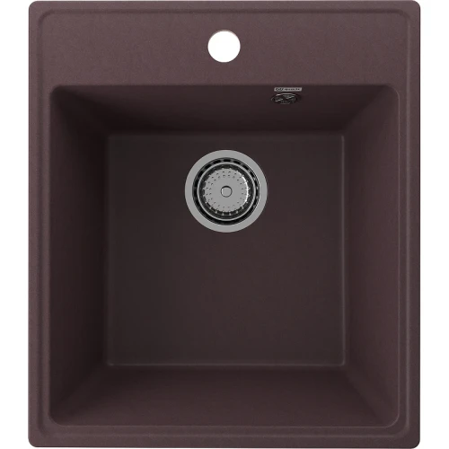 Кухонная мойка Ulgran Quartz Forte 460-06 Трюфель искусственный камень (литьевой мрамор) встраиваемый
