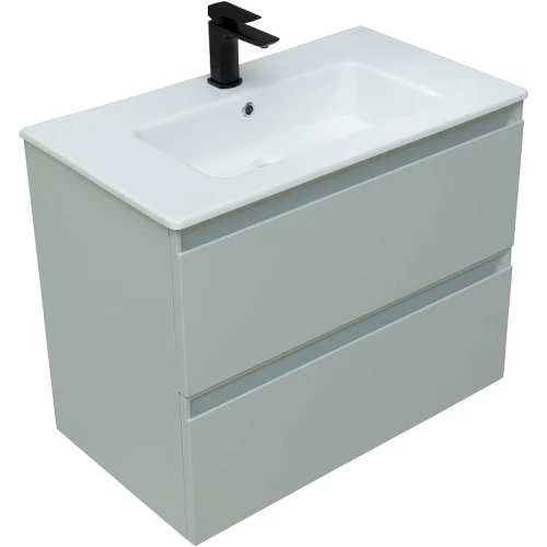 Тумба под раковину Allen Brau Eclipse 80 1.E1002.PWM подвесная Папирус матовый МДФ / ЛДСП