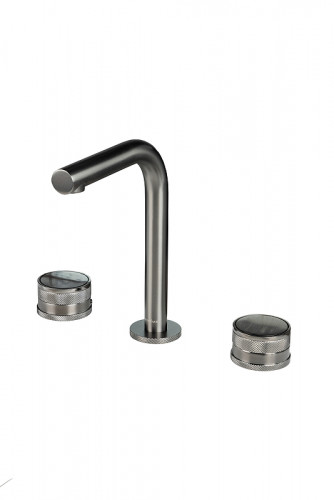 Смеситель для раковины Boheme Prestige 152-GM-PR цвет Оружейная сталь