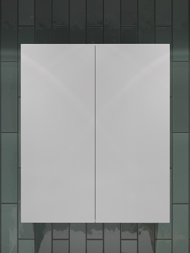 Подвесной шкаф Orange Гамма 60 Gm-60SR Белый глянец МДФ / ЛДСП