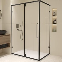 Душевой уголок RGW Classic CL-46B 90x80 72094698-14 профиль Черный стекло прозрачное