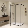 Душевой уголок RGW Classic CL-46B 90x80 72094698-14 профиль Черный стекло прозрачное