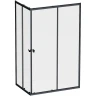 Душевой уголок AM.PM Sunny 120х80 W87G-403-12080-BT профиль Черный матовый стекло прозрачное