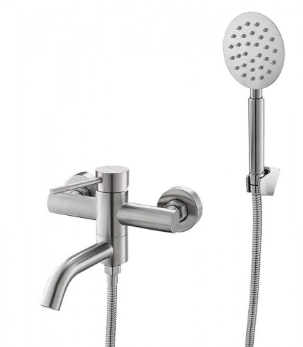 Смеситель для ванны Voda Vessel VSL54 цвет Нержавеющая сталь