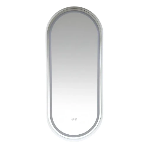 Зеркало Azario Блейк 50 АZ-LED011725 с подсветкой цвет Белый матовый с сенсорным выключателем