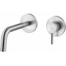 Смеситель для раковины Paffoni Light LIG106ST70 Сталь латунь встраиваемый