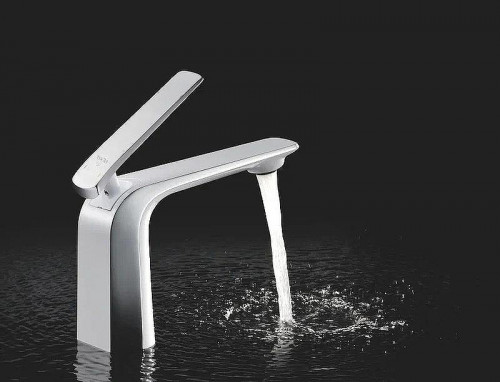 Смеситель для раковины Rose R13F R1301F Белый Хром