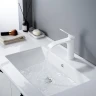 Смеситель для раковины Shevanik S4101C цвет Белый матовый