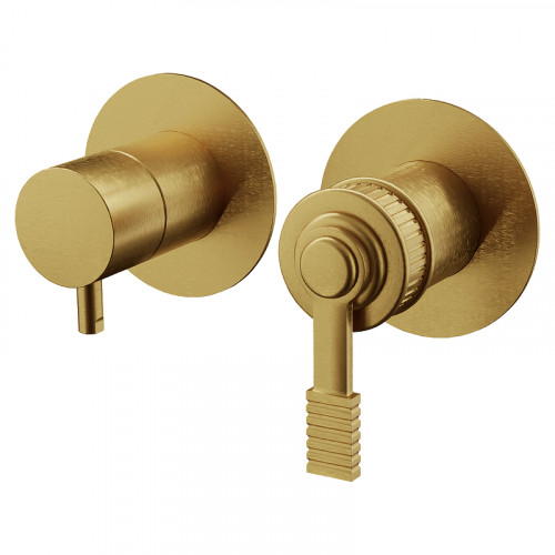 Смеситель для душа Remer Atelier AL93ZPBG цвет Золото брашированное