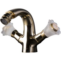 Смеситель для биде Boheme Camelia 296 Золото латунь