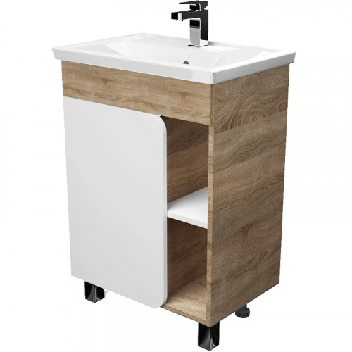 Тумба под раковину 1MarKa Nuvo 70 У76063 Дуб сонома МДФ / ЛДСП