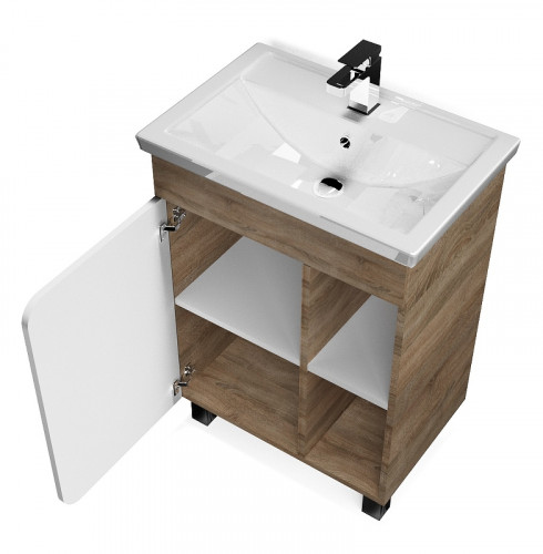 Тумба под раковину 1MarKa Nuvo 70 У76063 Дуб сонома МДФ / ЛДСП