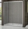 Душевая дверь в нишу Good Door Latte WTW-TD-160-G-WE 160 профиль Белый стекло матовое