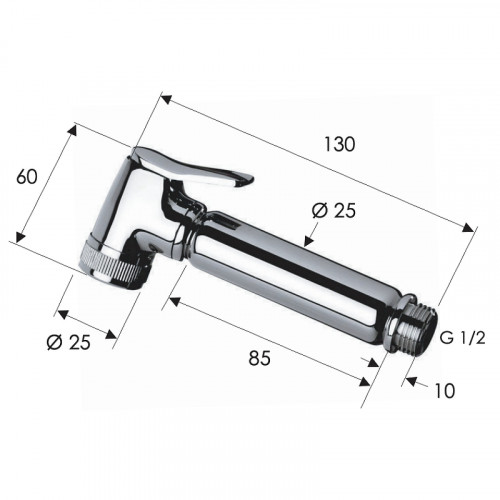 Гигиенический душ Remer 332OLX Хром
