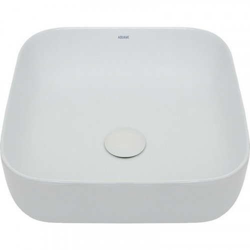 Раковина-чаша AQUAme 39 AQM5011 Белая глянцевая фаянс накладная