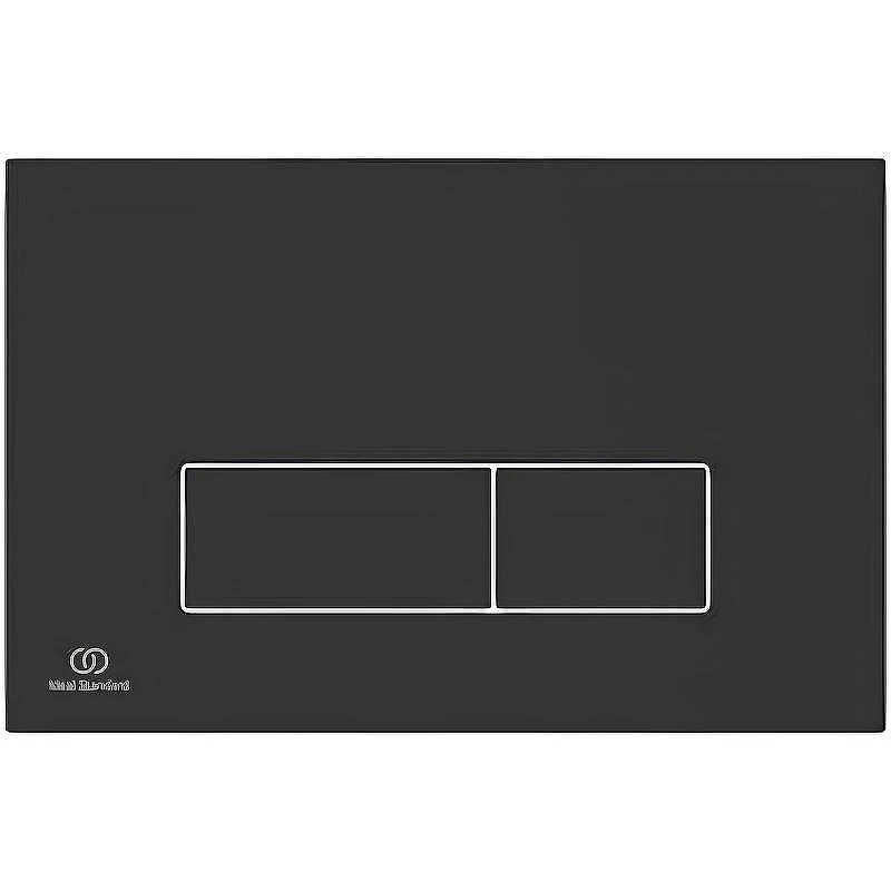 Унитаз с инсталляцией Ideal Standard Tesi Aqua Blade T3868V3/121A6 с сиденьем Микролифт и Черной матовой клавишей смыва