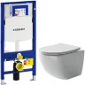 Унитаз с инсталляцией Ceramicanova Form CN3009 + Geberit Duofix Sigma UP320 111.300.00.5 с сиденьем Микролифт