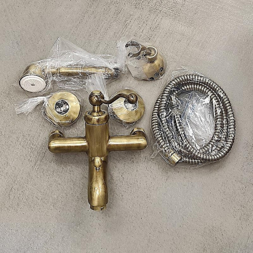 Смеситель для ванны Paini Duomo 88F3105KM Старая бронза