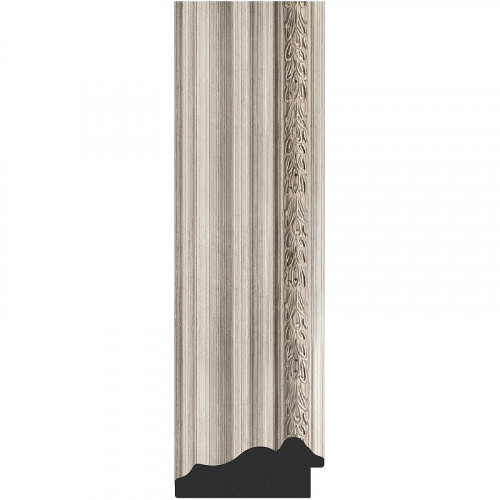 Зеркало Evoform Exclusive-G 106х106 BY 4448 с гравировкой в багетной раме - Римское серебро 88 мм стекло