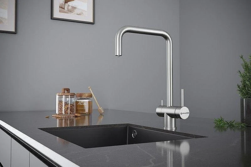 Смеситель для кухни KUCHENSTERN STROM-F 404SS40 цвет Нержавеющая сталь
