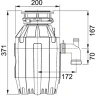 Измельчитель пищевых отходов Franke Comfort TE-75 134.0535.241 550