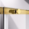 Душевой уголок Vincea Slim-N 90x90 VSS-4SN900CLG профиль Брашированное золото стекло прозрачное