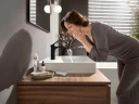 Смеситель для раковины Hansgrohe Vivenis 75020670 Черный матовый латунь