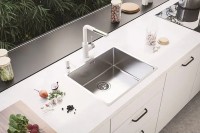 Смеситель для кухни Alveus Siros-P G11 Arctic 1129046 Белый нержавеющая сталь
