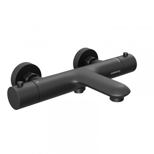 Смеситель для ванны Abelsberg Perfecta INF61101MB с термостатом цвет Вулканический черный