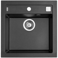 Кухонная мойка Alveus Granital+ Formic 20 Twilight G05M 520x510x200 1103766 Черная искусственный камень (литьевой мрамор) встраиваемая сверху, встраиваемая снизу