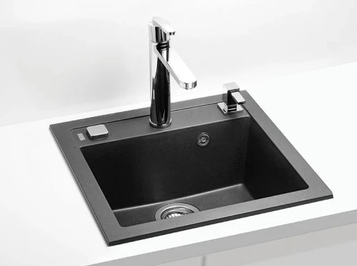 Кухонная мойка Alveus Granital+ Formic 20 Twilight G05M 520x510x200 1103766 Черная искусственный камень (литьевой мрамор) встраиваемая сверху, встраиваемая снизу