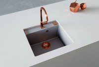 Кухонная мойка Alveus Granital+ Formic 20 Twilight G05M 520x510x200 1103766 Черная искусственный камень (литьевой мрамор) встраиваемая сверху, встраиваемая снизу