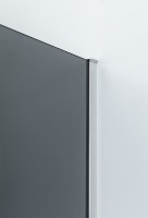 Душевая перегородка Cezares Liberta 110 LIBERTA-L-1-110-GR-Cr профиль Хром стекло серое