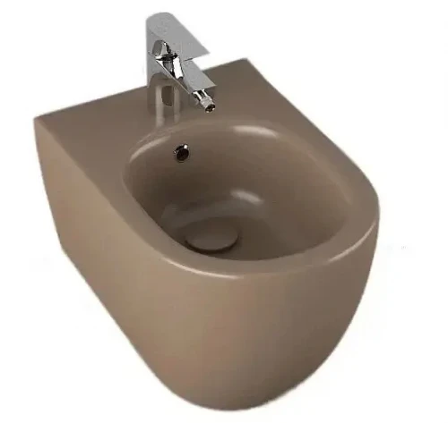 Биде Isvea Infinity 10NF41001SV-2H подвесное цвет Коричневый матовый