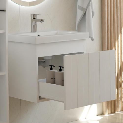 Тумба под раковину Vigo Finlay 50 330 подвесная цвет Белый