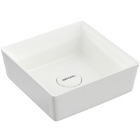 Раковина-чаша Berges Mascon 38 181004 Белая глянцевая фарфор накладная